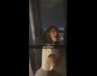 Collab Clips mpugc - Girl opens door heavy wind scream