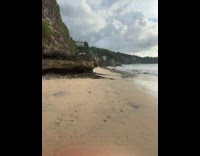 Collab IITW - Man shirtless yoga pose at the beach