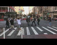 Collab WINY - People fight argue run away street road 