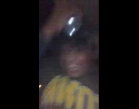 Guy smashes beer can into his head until it breaks open and shotguns it