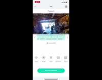 Security camera black truck backs into garage 