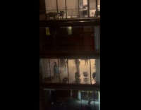 Submitter films band practice from another building