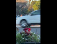 Two women bra top tiktok on street