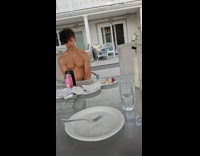 Collab IITW - Toned Teenager Flexes Muscles on Prompted Camera