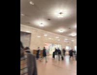 Random bra hang in middle of station