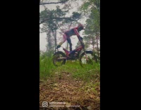 Woman scorpions off atv bike 