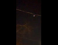 Drones spotted circling around the night sky