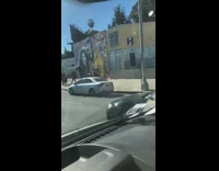 Kobe gigi bryant memorial quick drive by