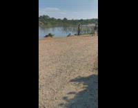 Girl dance tiktok unpaved road face mask