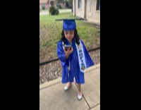 Kid fails to say graduado