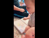 Collab Clips MPUGC - Kid whispers her brother is bad at coloring 