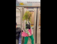 Guy as Old Gregg shouts inside subway part 2