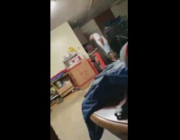 Guy yells at alexa to play doo wop 