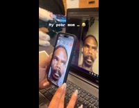 Woman pranks mom with fake facetime video
