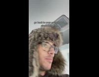 Collab BitchIG2 - Guy joking about getting sent back snow