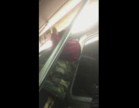 Camo Vest Guy Sings Acapella to Self In Subway