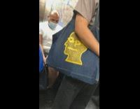 Guy has tattoo of butt on his arm