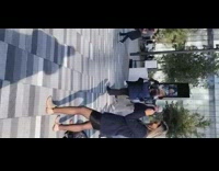 woman long leather trench coat