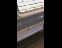 Guy sees knife left on train seat