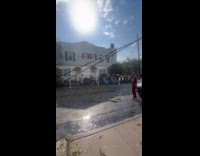 Tree fell on vehicles aftermath of storm Part 1