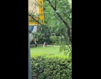 Two women weird exercise pose for a tiktok