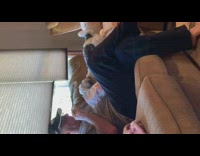 Collab BitchMP - Dog fights man for bag of food treats