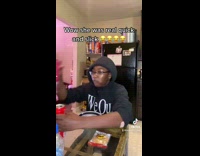 Collab BitchIG2 - Girl hides pizza and soda pretends to eat healthy