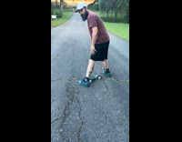 Dad breaks daughters skateboard 