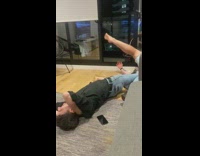 Guy drops friend on neck scorpion fail 