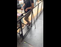 Ghostbusters fan party occupies the whole block