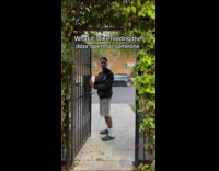 Collab Clips MPUGC2 - Man holding door for friend 