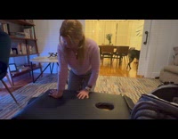 Woman rotates hand 360 degrees magic trick