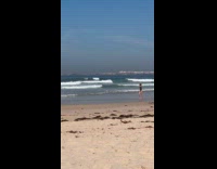 Collab IITW - Woman black bikini modeled at the beach