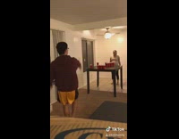 Beer pong guy kobe shots fade away