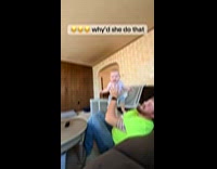 Dad playing pretend fly with baby