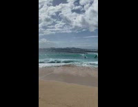 Guy on boogie board flips 