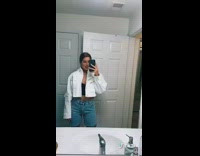 Girl progressively becomes like kourtney kardashian mirror 