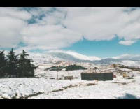 Time Lapse video of Snowy Mountain Hermon 
