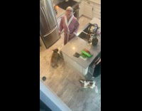 ClipsIG - Woman Surprises Mom and Swears at Her while in the kitchen