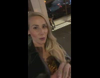 Woman records herself and couple in background fornicating