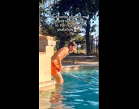 Collab BoysIG_Default - Husband use broom hunt wasps swimming pool