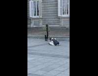 Bucket hat green coat