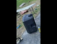 Guy does backflip on foldable table