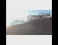 Collab risksIG - Red car does donuts in the middle of crowd car meet