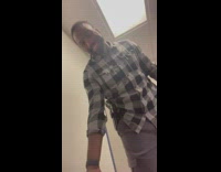 Woman playing with nose ring guy says easy little white chocolate