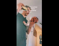 Baby soothed by drink shaker 