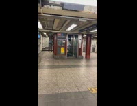 Guy in elevator ignores passed out guy 