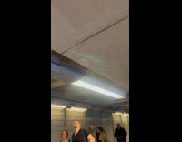 Submitter shows rain leaks inside train station