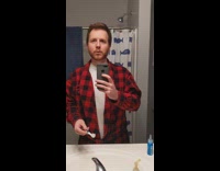 Large brown dog runs away from toothbrush 