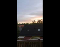 Collab DailyDoseOfInternet - Sun is still out night time balcony 